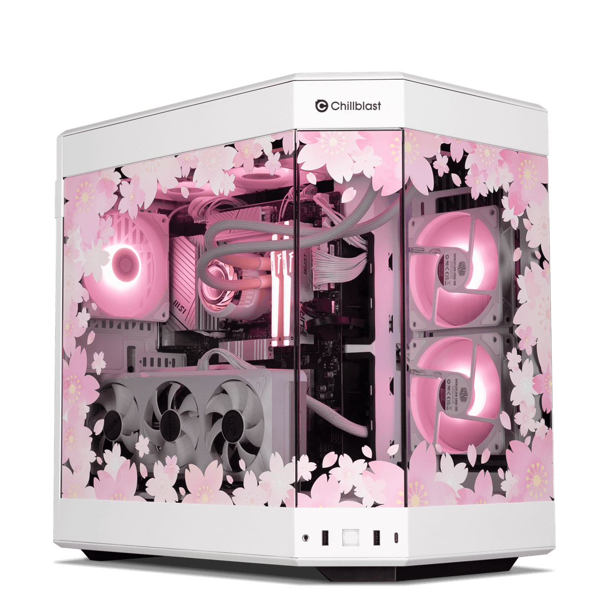 The Lab Core Sakura Edition Core i7 RTX 5070 Gaming PC - Chillblast